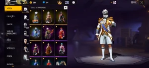 Conta de free fire gemada