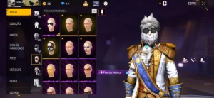 Conta de free fire gemada