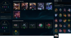 V>Conta League of Legends LOL