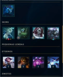 Conta league of legends (bastante skins) LOL