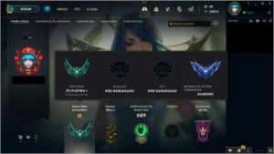 Conta League of Legends (LOL) lvl 486 elo md10 3w/2l M+