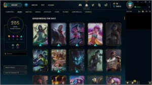 Conta League of Legends (LOL) lvl 486 elo md10 3w/2l M+