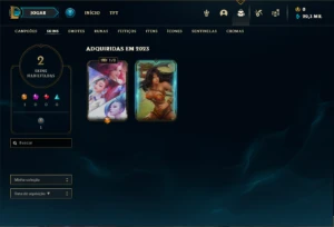 Conta MESTRE com 23 Champs e 2 Skins (70% de WinRate) - League of Legends LOL