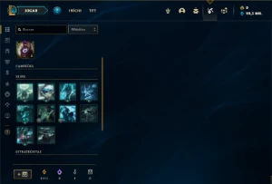 Conta MESTRE com 23 Champs e 2 Skins (70% de WinRate) - League of Legends LOL