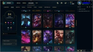 CONTA LOL LV 150 COM 84 SKINS - League of Legends