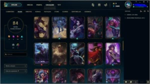 CONTA LOL LV 150 COM 84 SKINS - League of Legends