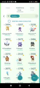 Conta Pokemon GO NV 50 fusão 100% e 200 lendaríos de 2020 - Pokémon