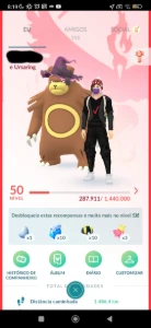 Conta Pokemon GO NV 50 fusão 100% e 200 lendaríos de 2020 - Pokémon