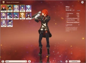 Diluc E Venti AR 35 ENDGAME - Genshin Impact