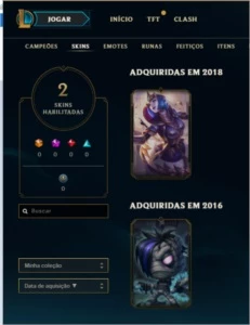 Conta Bronze 2 - League of Legends LOL