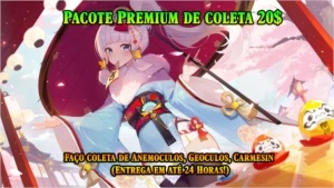 Coleta de Anemoculos, Geoculos e Carmesin - Genshin Impact