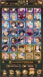 CONTA SEVEN DEADLY SINS GRAND CROSS GLOBAL - Outros