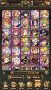 CONTA SEVEN DEADLY SINS GRAND CROSS GLOBAL - Outros