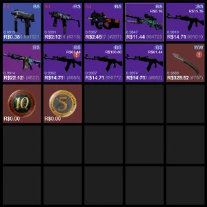 Csgo Prime Águia2 Lvl17 Gc Skin De Faca Steam 18 Anos 5K Hrs - Counter Strike