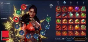 Conta Mir4 113k L80,2itens epico, 5pet epico+escama e couro.