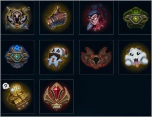 CONTA DIAMOND S8 / S7 / S6 / S5 / GOLD S4 - League of Legends LOL