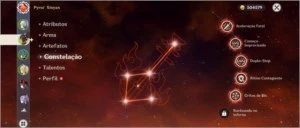 Conta com Hutao, Ayaka, Mona e Keqing AR43 - Genshin Impact