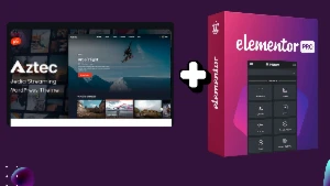 Template - Aztec Estilo Netflix  + Plugin Elementor Pro - - Outros