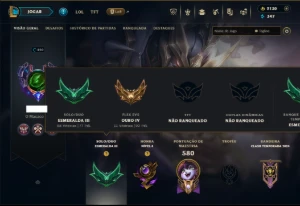 Esmeralda 4 com TODOS os Champs e 112 Skins ( MAIN SUP )