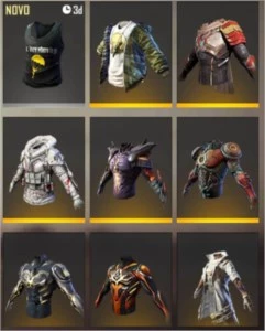 Conta Free fire gemada, 3 Passes full