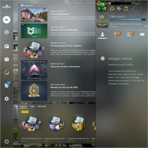 VENDO CONTA CS GO..SUPREMO QUASE GLOBAL .. 500 REAIS DE SKIN - Counter Strike