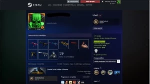 VENDO CONTA CS GO..SUPREMO QUASE GLOBAL .. 500 REAIS DE SKIN - Counter Strike