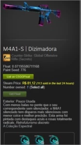VENDO CONTA CS GO..SUPREMO QUASE GLOBAL .. 500 REAIS DE SKIN - Counter Strike