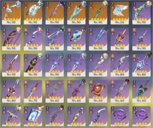 CONTA HIGH TIER COM QUASE TODOS 5⭐ DISPONÍVEIS ATÉ O MOMENTO - Genshin Impact