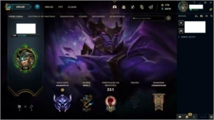 conta d4 - League of Legends LOL