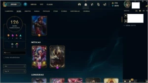 conta d4 - League of Legends LOL
