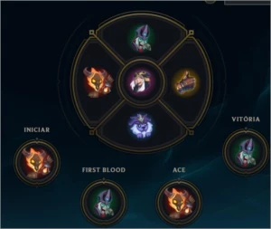 Conta de league of legends platina 2 com 75 de winrate LOL