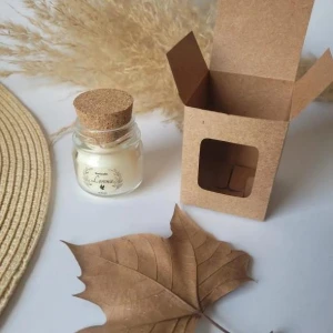 Lembrancinha Mini Vela Perfumada Batizado com Caixa 40g - Artesanato e Personalizados