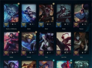 Conta Nivel 414 , Diamante IV, 488 Skins - League of Legends LOL