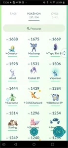 Conta Pokémon