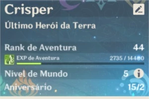 Conta AR44 com Klee - Genshin Impact