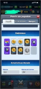 Conta Clash Royale