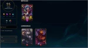 PLATINA III 25 SKINS - League of Legends LOL