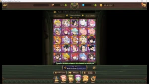 Conta 7DS Grand Cross com Time Unknown completo. - Seven Deadly Sins