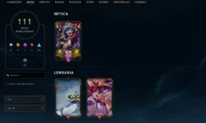 Conta League of Legends Full Acesso - 151 Champs e 111 Skins LOL