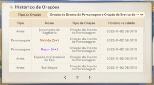 AR 53- 61 t5, armas r5 e mochileiros c6 - Genshin Impact