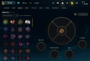 Conta PLATINA 4 | 68% Win - Lol (League Of Legends) Elomoon
