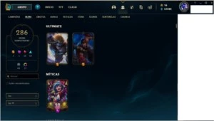 CONTA RARA LVL 329 286 SKINS LOL - League of Legends