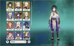 Ar43. Xiao + jade, kazuha + arma do passe, albedo e mais - Genshin Impact