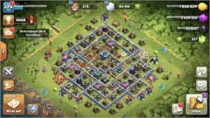 conta cv 13 clash of clans com royale nvl 10 top