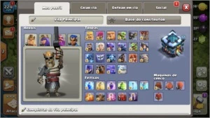 conta cv 13 clash of clans com royale nvl 10 top