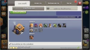 conta cv 13 clash of clans com royale nvl 10 top