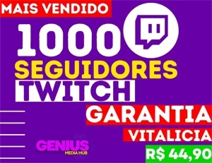 [PROMOÇÃO] 1.000 SEGUIDORES TWITCH - Redes Sociais