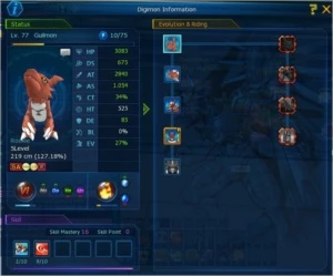 Conta GDMO servidor Beelzemon - COM GEHENNA - Digimon Masters Online