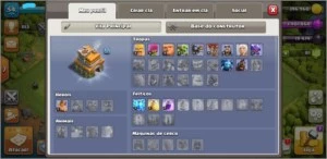 CLASH OF CLANS CV 07 / 4 CONSTRUTORES / PODE MUDAR DE NICK