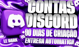 Conta Discord +90D Criada Full Acesso 🎁